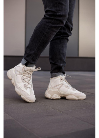 КРОСІВКИ ЖІНОЧІ ADIDAS YEEZY BOOST 500 MID BLUSH АДІДАС ІЗІ БУСТ No Brand бежеві зими (367173771)
