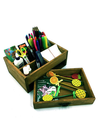 Органайзер настільний з дерева Танжер мускат (КНЦ-006307) No Brand (328230340)