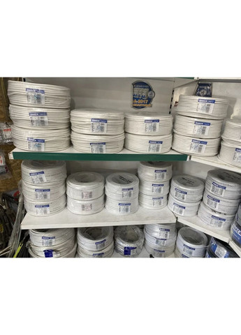 Провід, кабель ПВС 2х1,5 ЕС Одесса ГОСТ (бухта 100м) Каблекс Україна (365841653)