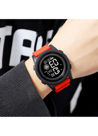 Годинник 2082RDBK спортивний водонепроникний електронний для чоловіків з будильником і секундоміром ProDobro (367267008)
