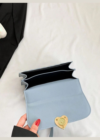 Жіноча сумка 6892 крос-боді блакитна No Brand (290665304)