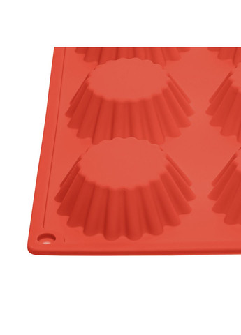 Форма силиконовая на планшете для выпечки кексов и маффинов на 12 ячеек 28x21.5 см A-Plus (323002923)