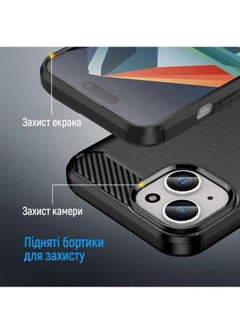 Чехол для Oppo Reno 15 F TPU Сарбон (CW-CTCbOR15F-BK) Colorway (388861831)