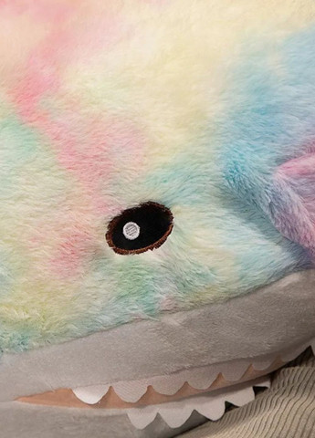 Плюшева акула пастель велика м’яка іграшка 140 см My Kigu (370850576)