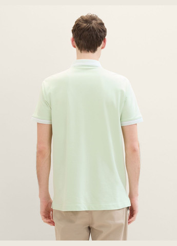 Зеленая футболка-поло для мужчин Tom Tailor