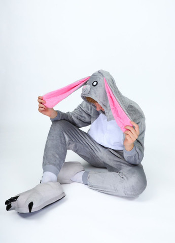 Кігурумі Зайчик з довгими вушками для хлопчиків плюшева піжама з капюшоном My Kigu (366196349)