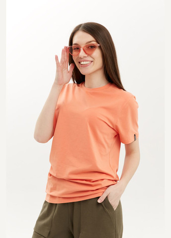 Оранжевая летняя футболка luxury-w Garne
