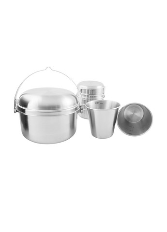 Набір посуду Mini Set II Сріблястий Tatonka (278273664)