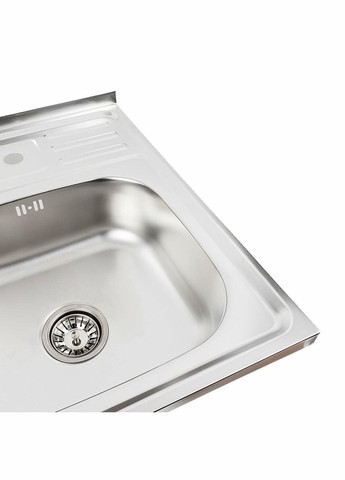 Кухонна мийка з нержавіючої сталі САТИН 5060 (0,7/160 мм) Valeso (336937264)