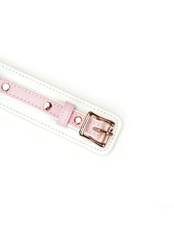 Нашийник із повідцем Liebe Seele White & Pink Fairy Goat Leather Collar (363026477)