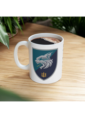 Кружка з шевроном "137-й окремий батальйон морської піхоти" No Brand (368671895)