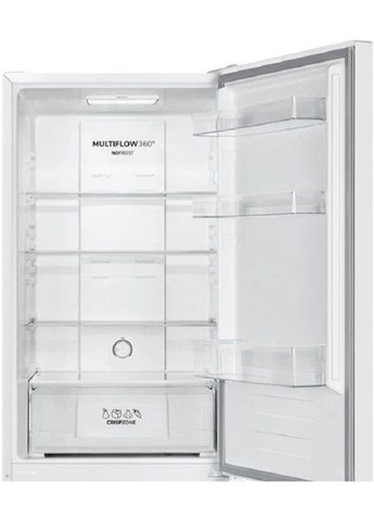 Холодильник з нижн. мороз. камерою NRK6182PW4, 178,5x59,5x59см, 2 двері, 207(80)л, А++, NF+, Зона св-ті, Внутр. Диспл, Gorenje (364275243)