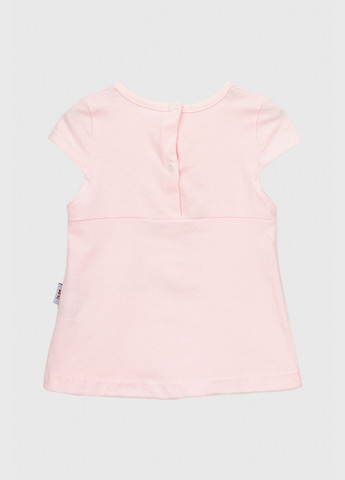 Розовый костюм (футболка+велотреки) Baby Show