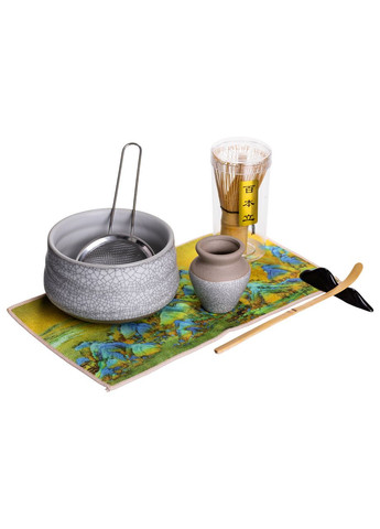 Медитативний набір для приготування чаю Матча в японському стилі (7 предметів) Yiwu (370969095)