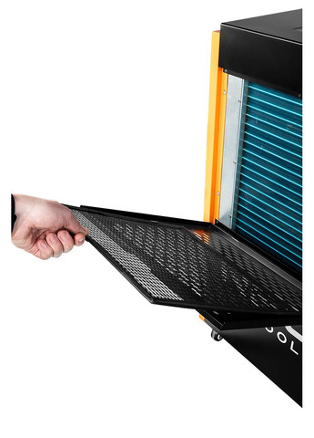 Осушитель воздуха промышленный, 1000Вт, 310м2, 500 м3/ч, 90л/сутки, непрерывный ливень, LCD дисплей, прогр.времени работы, IP22. Neo Tools (317171716)