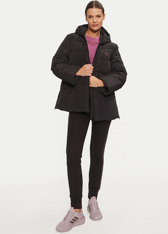 Чорна демісезонна куртка Emporio Armani