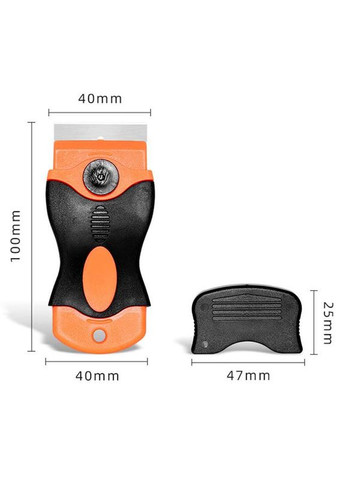 Скребок лезо HD-102 для зняття залишків OCA клею, поляризаційної плівки, односторонній No Brand (322567813)