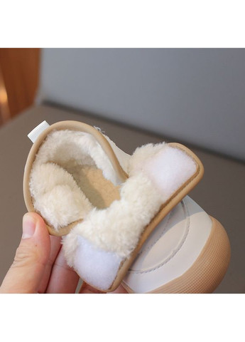 Коричневые зимние ботинки зимние детские с мехом topstar белый No Brand