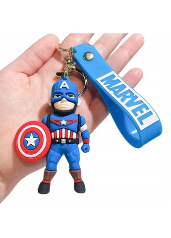 Брелок іграшка на рюкзак Капітан Америка Captain America Keychain 3D No Brand (328451042)