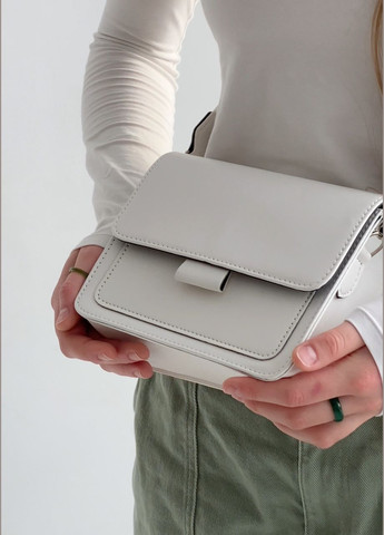 Женская сумка T-299 кросс-боди через плечо белая No Brand (292631140)