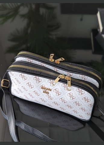 Жіноча сумка кросс боді Гесс (біла) No Brand (318821710)