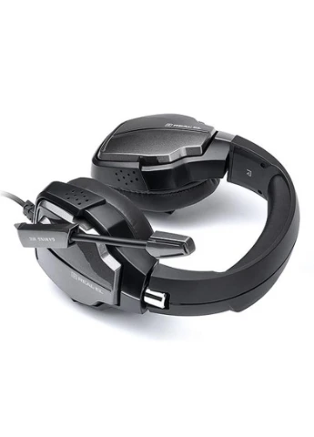 Гарнітура GDX-7780 Black з RGB підсвіткою та об'ємним звуком 7.1 для геймерів Real-El (354726048)