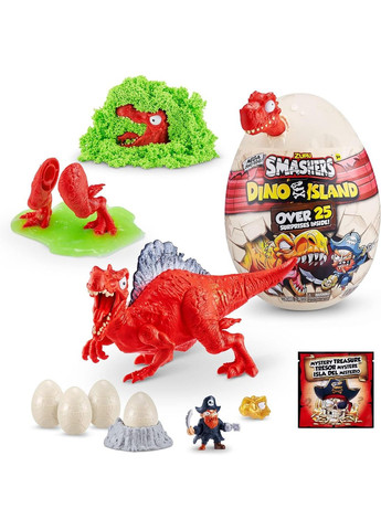 Іграшка Smashers Dino Island Mega Egg Spinosaurus Мега Яйце-сюрприз Спінозавр, 25 сюрпризів Zuru (365251784)