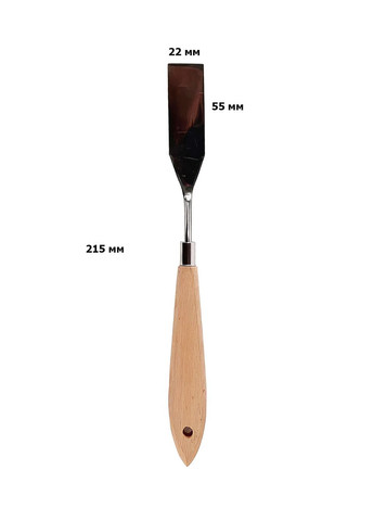 Мастихин #2 прямоугольный, 55*22 мм Worison (322635096)