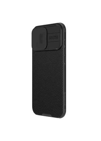 Карбоновая накладка CamShield Pro для Apple iPhone 16 Pro (6.3") Black Nillkin (382779618)