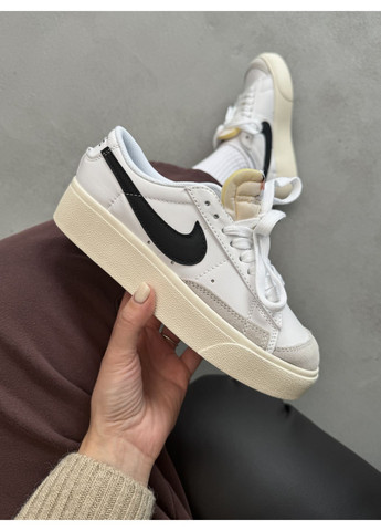 КРОССОВКИ ЖЕНСКИЕ NIKE BLAZER LOW PLATFORM НАЙК БЛЕЙЗЕР No Brand комбинированные демисезоны (367171984)