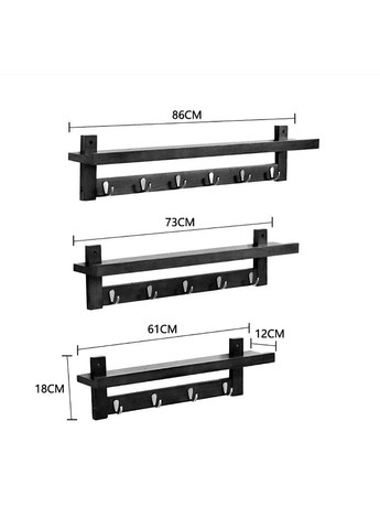 Вешалка для одежды из дерева Бернаби 5 венге (ВДО-0012512) No Brand (327860478)
