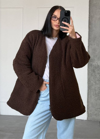 Рожева демісезонна вишукана повсякденна демісезонна стьобана двостороння курточка на хутрі з блискавкою та кишенями Tik-Tak