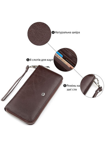 Гаманець жіночий 18418 (ST45-2) шкіряний st leather (331907629)