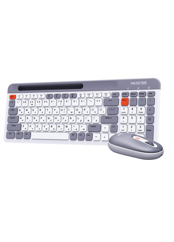 Комплект (клавіатура, миша) бездротовий KMS-WCM-03G-UA Maxxter (347586909)
