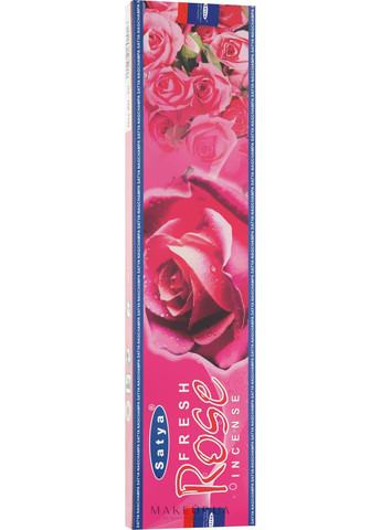 Пахощі "Троянда Сатья" Fresh Rose Incense 20g (1066478-31020474) Satya (368646285)