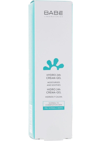 Babe Laboratorios Крем-гель, 24 години зволоження, для будь-якого типу шкіри, 50 мл — Крем, (336329716)