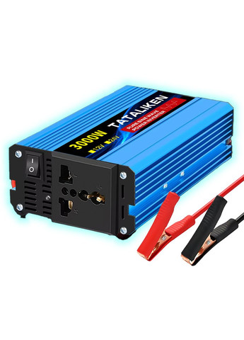 Інвертор 1200w/3000w 12-220v чистий (правильний) синус pure sine перетворювач напруги 12 в 220 м Tataliken (350947332)