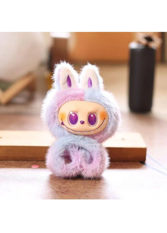 Плюшева м'яка іграшка брелок браслет на руку для дітей Лабубу 3 серія покоління Енерджі 16 см (481947-Prob) Фіолетовий Unbranded (368911588)