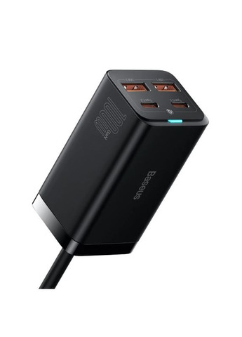 Сетевое зарядное устройство GaN3 Pro 100W 2 TypeC + 2 USB + кабель Type-C Baseus (296108100)