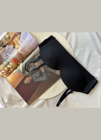 Чорний безшовний бюстгальтер Lu Lo La без кісточок