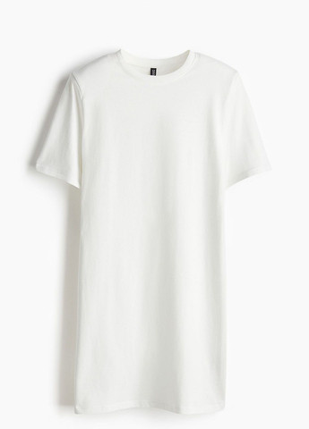 Білий кежуал сукня H&M однотонна