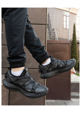 Чорні Осінні кросівки чоловічі low gore-tex black, вьетнам Nike ACG Mounth