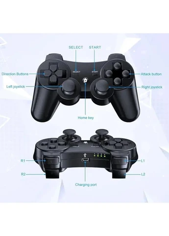 Бездротовий контролер Diswee PS-3 для P3, з Double Shock, 6-осьовий Bluetooth джойстик (для PS-3), Amazon, Amazon, Німеччина No Brand (400403661)
