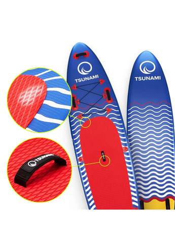 Надувна SUP дошка 350 см з веслом Wave T04 () TSUNAMI P-5907739314239 (275654146)