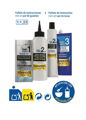 Фарба для волосся Permanente Colorcor Світло каштанове Deliplus (370162343)