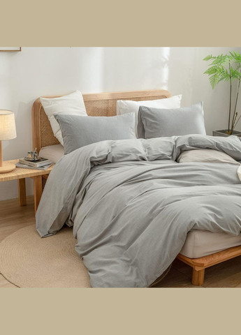 Комплект постельного белья, полуторный, вареный хлопок (Washed Cotton) Кондор (304574211)