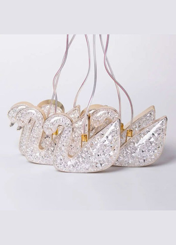 Гірлянда-штора Сваровські 3 метри 6 фігур, теплий білий GarlandoPro (328441673)