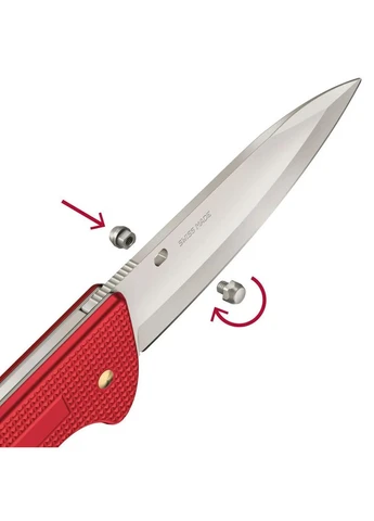 Складаний ніж EVOKE BS Alox 0.9415.DS249, 4 функції, вага 180 г, універсальний з кліпсою, нержавіюча сталь Victorinox (395600707)