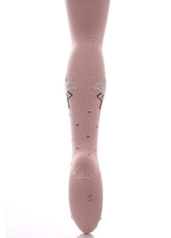 Колготи для дівчинки бавовна з фламінго пудровий 116 см (50839) BABYKROHA (315721280)