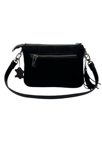 Женская сумка из натуральной замши черная 5069 Karya (368801414)